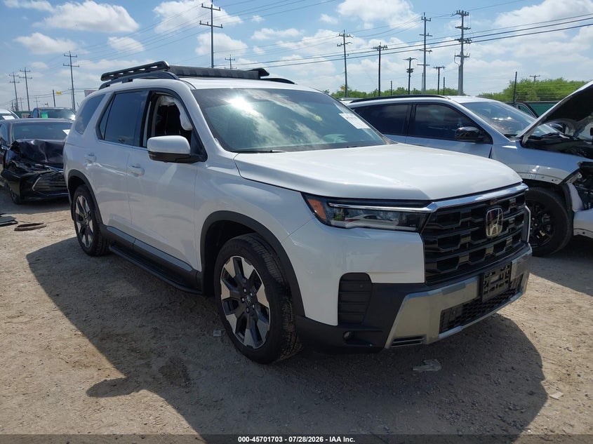 2026 Honda Pilot VIN 5FNYG1H89TB028254 IAAI salvage auction — WATER/FLOOD, Wait Title, sold $14,600 on 2026-10-15 (photo 1)