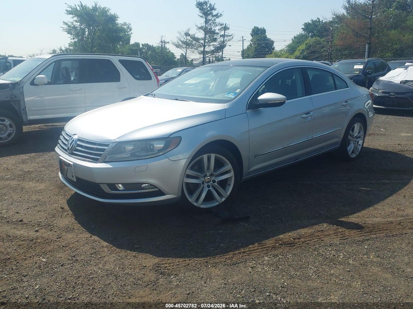 2013 Volkswagen Passat cc VIN WVWRP7AN9DE554975 IAAI salvage auction — FRONT END, Clear (New Jersey), sold $725 on 2026-07-27 (photo 2)