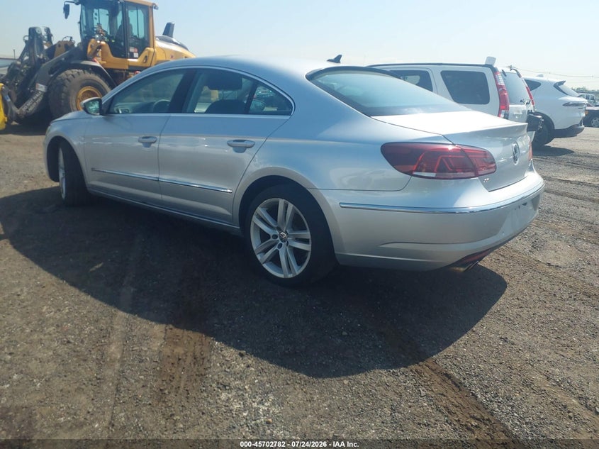 2013 Volkswagen Passat cc VIN WVWRP7AN9DE554975 IAAI salvage auction — FRONT END, Clear (New Jersey), sold $725 on 2026-07-27 (photo 3)