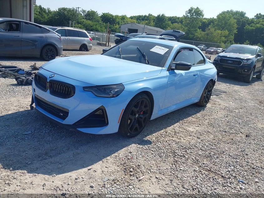 2025 BMW 2er VIN 3MW53CM02S8F20778 IAAI salvage auction — REAR END, Salvage Title, sold $14,000 on 2026-08-24 (photo 2)