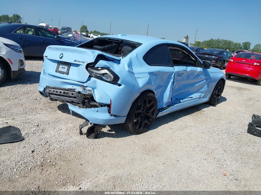 2025 BMW 2er VIN 3MW53CM02S8F20778 IAAI salvage auction — REAR END, Salvage Title, sold $14,000 on 2026-08-24 (photo 4)