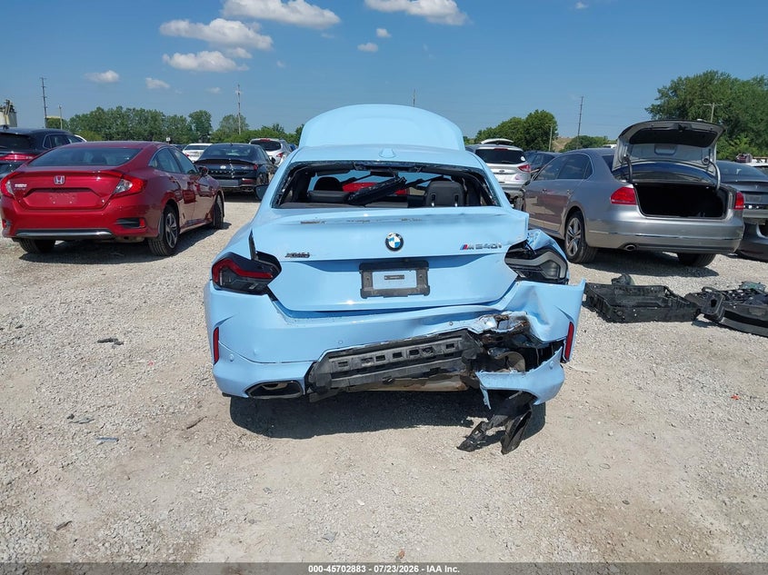 2025 BMW 2er VIN 3MW53CM02S8F20778 IAAI salvage auction — REAR END, Salvage Title, sold $14,000 on 2026-08-24 (photo 6)