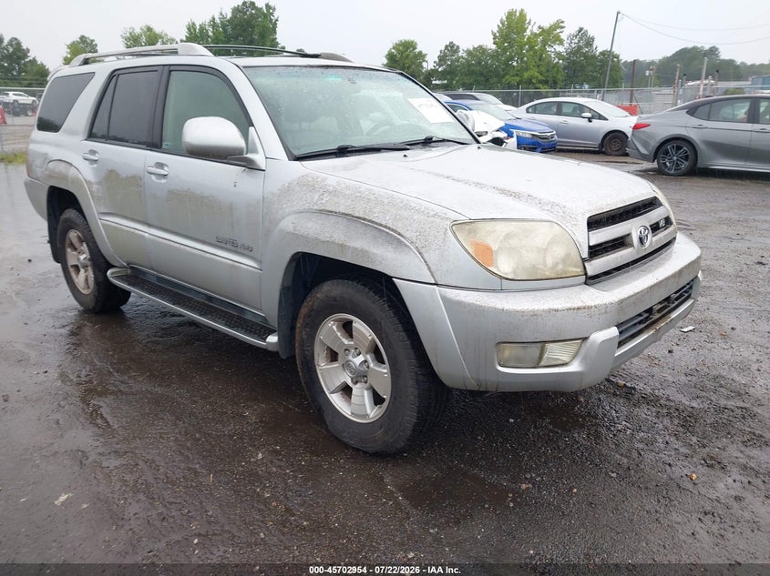 2004 Toyota 4runner VIN JTEBT17R648017382 IAAI salvage auction — NORMAL WEAR, Clear (Virginia), sold $1,100 on 2026-07-31 (photo 1)