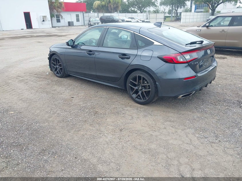 2023 Honda Civic VIN 19XFL1H86PE007022 IAAI salvage auction — FRONT END, Rebuildable (Florida), sold $6,500 on 2026-07-31 (photo 3)