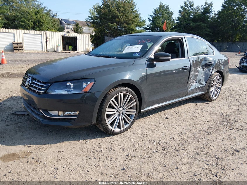 2014 Volkswagen Passat VIN 1VWBT7A35EC088094 IAAI salvage auction — LEFT SIDE, Salvage (New Jersey), sold $975 on 2026-09-02 (photo 2)