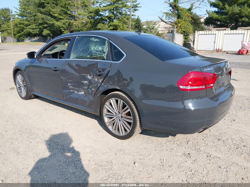2014 Volkswagen Passat VIN 1VWBT7A35EC088094 IAAI salvage auction — LEFT SIDE, Salvage (New Jersey), sold $975 on 2026-09-02 (photo 3)