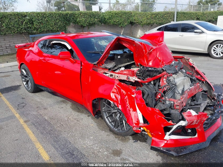 2021 Chevrolet Camaro VIN 1G1FK1R62M0115747 — IAAI salvage auction photo