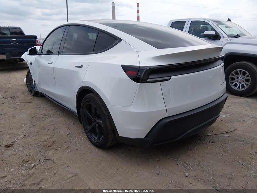 2026 Tesla Model y VIN 7SAYGDEE6TF637610 IAAI salvage auction — LEFT FRONT, Wait Title, sold $20,200 on 2026-09-10 (photo 3)