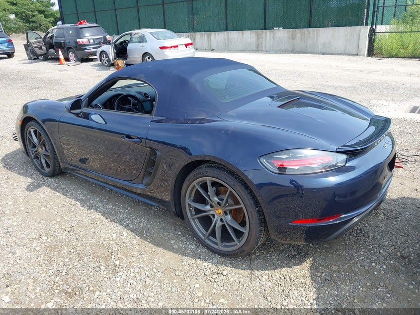 2018 Porsche 718 boxster VIN WP0CA2A81JS210851 IAAI salvage auction — FRONT END, Salvage Title, sold $24,675 on 2026-08-26 (photo 3)