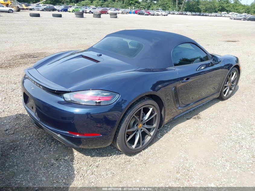 2018 Porsche 718 boxster VIN WP0CA2A81JS210851 IAAI salvage auction — FRONT END, Salvage Title, sold $24,675 on 2026-08-26 (photo 4)