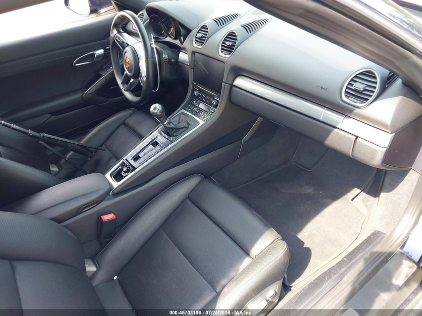 2018 Porsche 718 boxster VIN WP0CA2A81JS210851 IAAI salvage auction — FRONT END, Salvage Title, sold $24,675 on 2026-08-26 (photo 5)