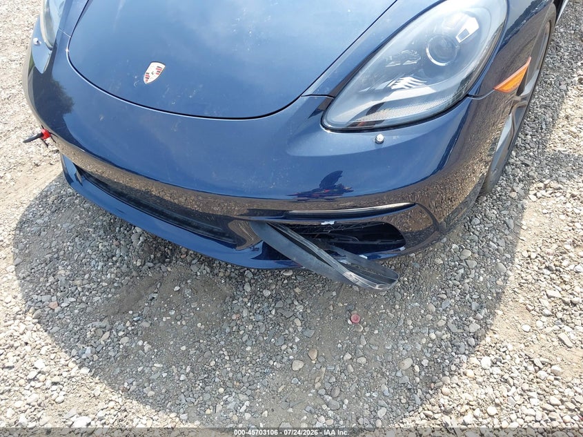 2018 Porsche 718 boxster VIN WP0CA2A81JS210851 IAAI salvage auction — FRONT END, Salvage Title, sold $24,675 on 2026-08-26 (photo 6)
