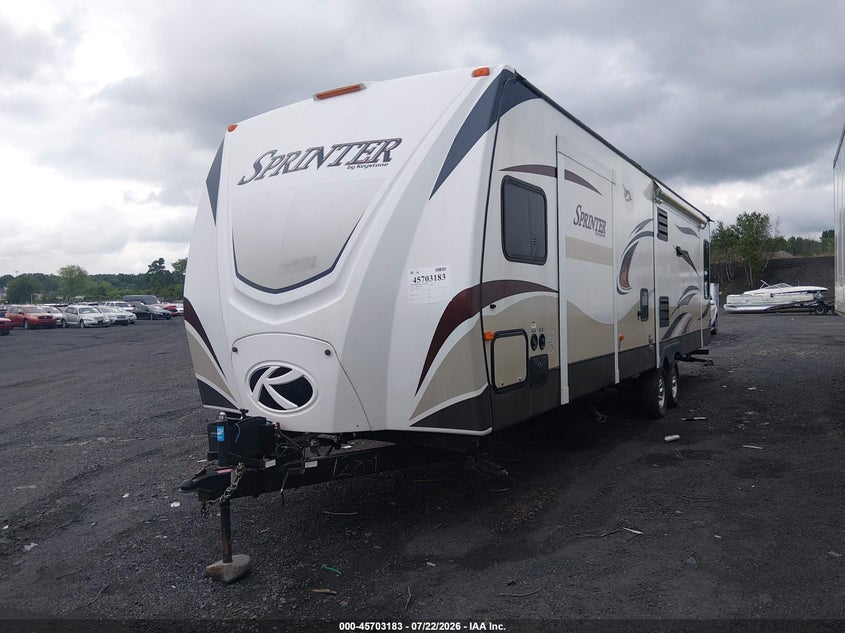 2014 Sprinter 331rls VIN 4YDT33121E1531289 IAAI salvage auction — REAR END, Salvage (New Hampshire), sold $1,550 on 2026-07-28 (photo 2)