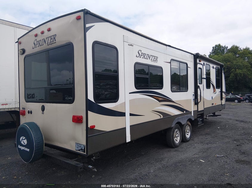 2014 Sprinter 331rls VIN 4YDT33121E1531289 IAAI salvage auction — REAR END, Salvage (New Hampshire), sold $1,550 on 2026-07-28 (photo 4)