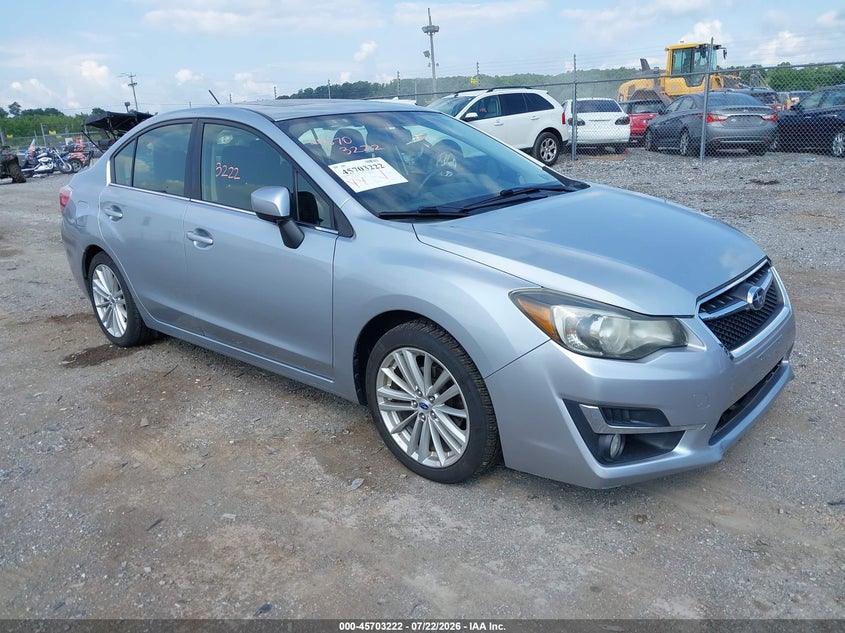 2015 Subaru Impreza VIN JF1GJAK67FH005991 IAAI salvage auction — NORMAL WEAR, Clear (Pennsylvania), sold $475 on 2026-07-29 (photo 1)