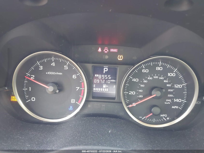 2015 Subaru Impreza VIN JF1GJAK67FH005991 IAAI salvage auction — NORMAL WEAR, Clear (Pennsylvania), sold $475 on 2026-07-29 (photo 7)