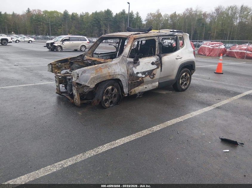 2015 Jeep Renegade VIN ZACCJBBH2FPC18985 IAAI salvage auction — BURN, Salvage Title, sold $175 on 2026-08-13 (photo 2)