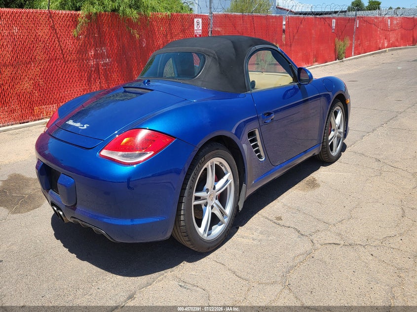 2011 Porsche Boxster VIN WP0CB2A84BS730153 IAAI salvage auction — NORMAL WEAR, Clear (Arizona), sold $7,100 on 2026-07-28 (photo 4)