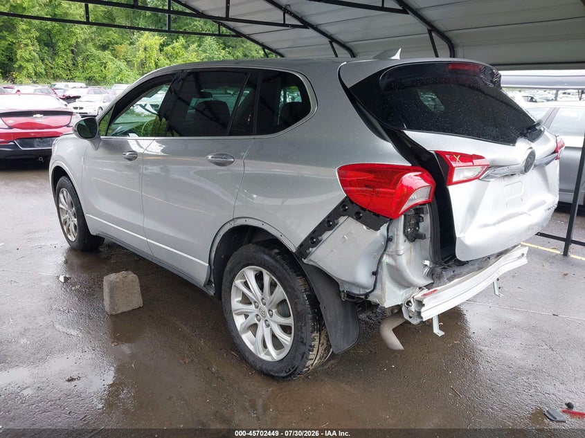 2019 Buick Envision VIN LRBFX1SA6KD033354 IAAI salvage auction — REAR END, Salvage (Connecticut), sold $2,400 on 2026-08-02 (photo 3)