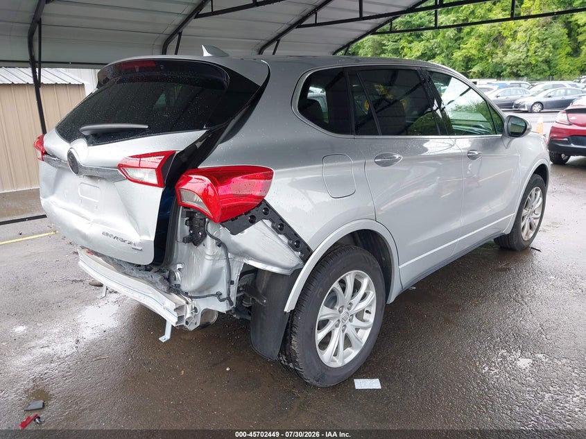 2019 Buick Envision VIN LRBFX1SA6KD033354 IAAI salvage auction — REAR END, Salvage (Connecticut), sold $2,400 on 2026-08-02 (photo 4)