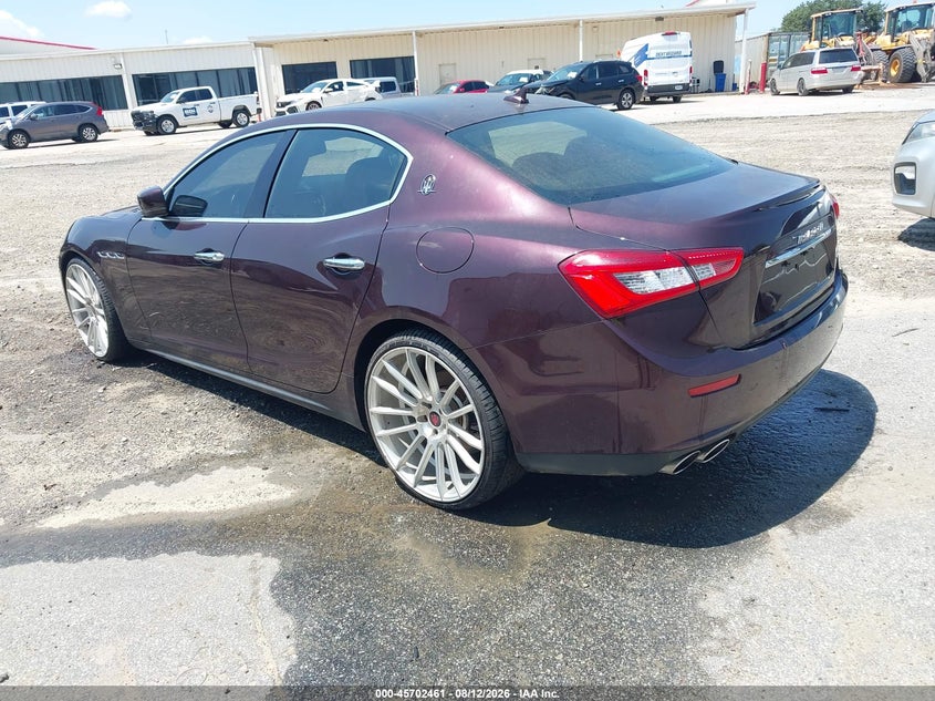 2016 Maserati Ghibli VIN ZAM57XSA1G1168469 IAAI salvage auction — NORMAL WEAR, Repossession Paperwork (Georgia), sold $4,500 on 2026-08-20 (photo 3)