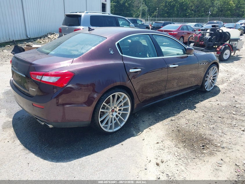 2016 Maserati Ghibli VIN ZAM57XSA1G1168469 IAAI salvage auction — NORMAL WEAR, Repossession Paperwork (Georgia), sold $4,500 on 2026-08-20 (photo 4)