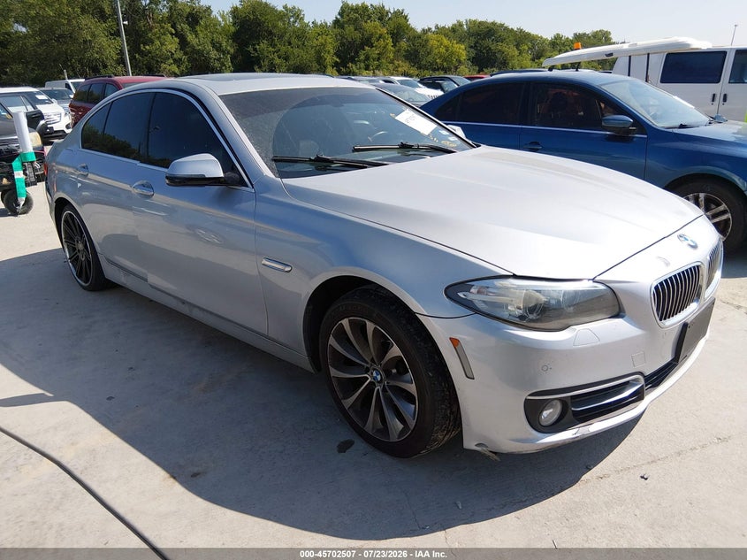 2014 BMW 5 series VIN WBA5A5C52ED504909 IAAI salvage auction — NORMAL WEAR, Original (Texas), sold $700 on 2026-08-10 (photo 1)