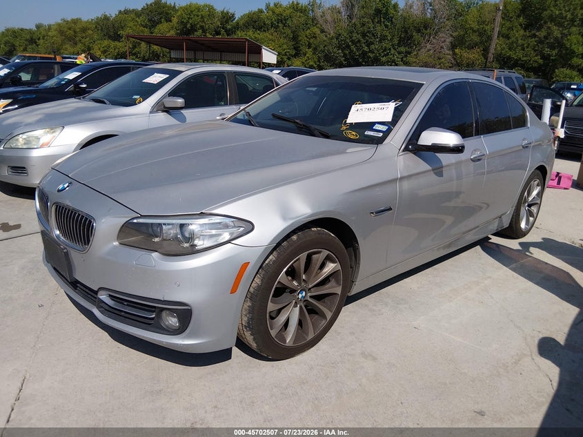 2014 BMW 5 series VIN WBA5A5C52ED504909 IAAI salvage auction — NORMAL WEAR, Original (Texas), sold $700 on 2026-08-10 (photo 2)