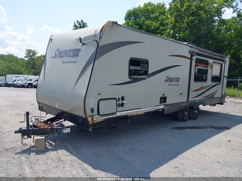2017 Keystone Sprinter VIN 4YDT27R23H1530129 IAAI salvage auction — ALL OVER, Mv-907A (New York), sold $50 on 2026-09-16 (photo 2)