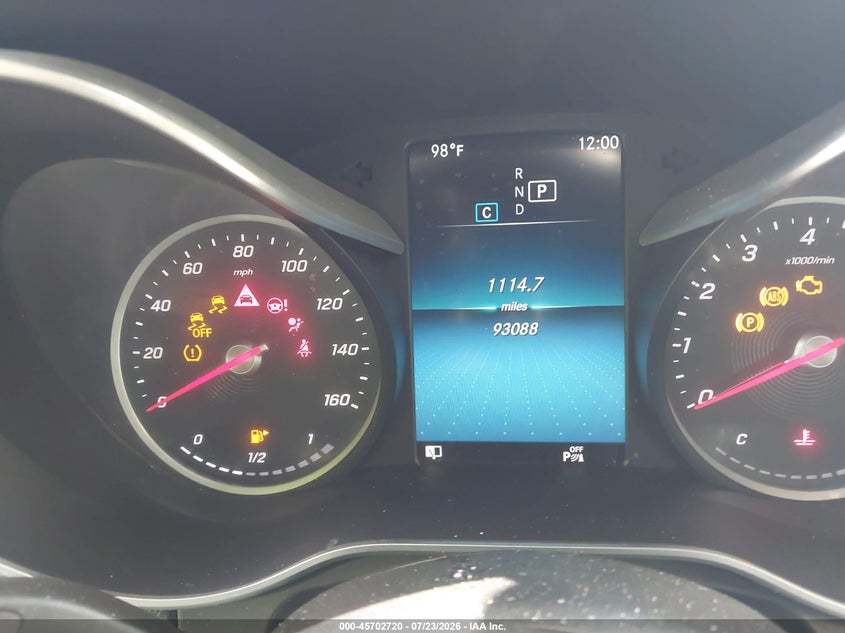 2020 Mercedes-benz Glc VIN W1N0G8DB9LF762002 IAAI salvage auction — FRONT END, Wait Title, sold $7,700 on 2026-08-20 (photo 7)