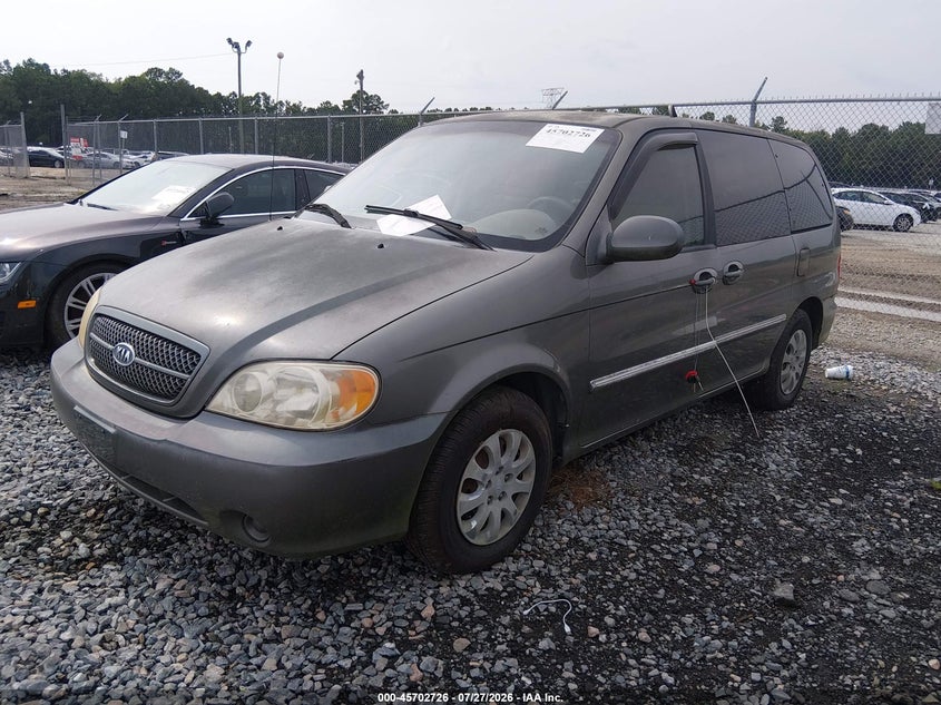 2005 Kia SEDONA VIN KNDUP131756666249 IAAI salvage auction — NORMAL WEAR, Clear (Georgia), sold $450 on 2026-07-31 (photo 2)