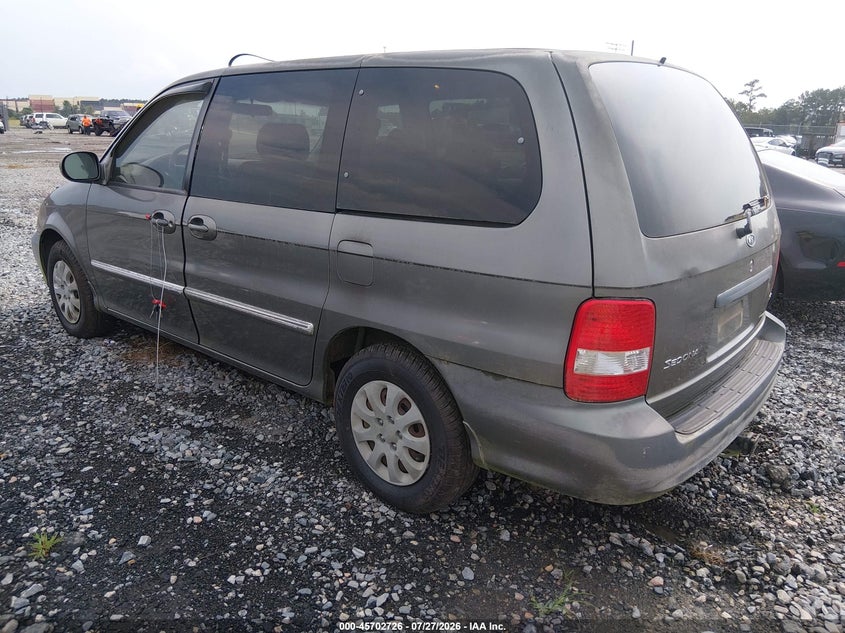2005 Kia SEDONA VIN KNDUP131756666249 IAAI salvage auction — NORMAL WEAR, Clear (Georgia), sold $450 on 2026-07-31 (photo 3)