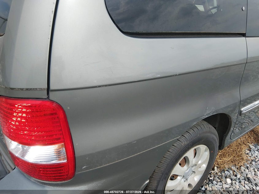 2005 Kia SEDONA VIN KNDUP131756666249 IAAI salvage auction — NORMAL WEAR, Clear (Georgia), sold $450 on 2026-07-31 (photo 6)