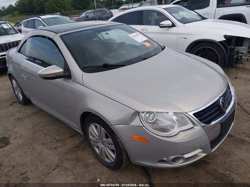 2009 Volkswagen Eos VIN WVWBA71F89V019266 IAAI salvage auction — NORMAL WEAR, Clear-Dealer Only (West Virginia), sold $200 on 2026-08-06 (photo 1)