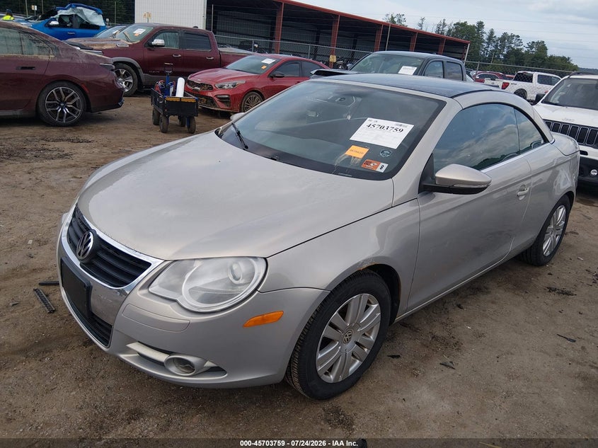 2009 Volkswagen Eos VIN WVWBA71F89V019266 IAAI salvage auction — NORMAL WEAR, Clear-Dealer Only (West Virginia), sold $200 on 2026-08-06 (photo 2)