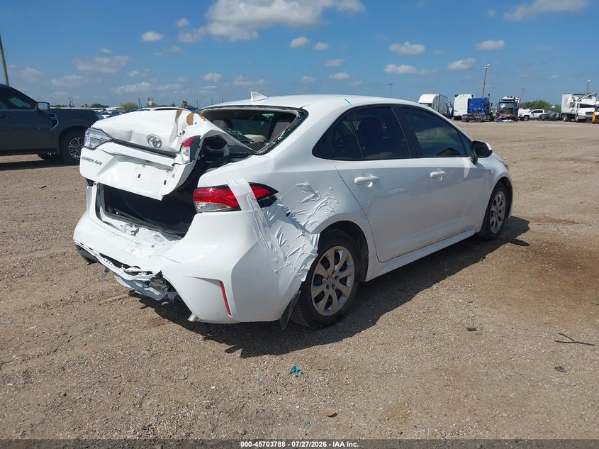 2025 Toyota Corolla VIN 5YFB4MDE5SP330249 IAAI salvage auction — REAR END, Enterprise Vehicles Clear Only (Texas), sold $10,100 on 2026-07-31 (photo 4)