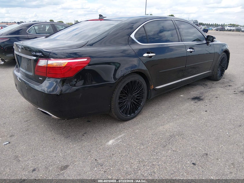 2010 Lexus Ls 460 VIN JTHDL5EF1A5002300 IAAI salvage auction — REAR END, Clear (Minnesota), sold $25 on 2026-07-29 (photo 4)
