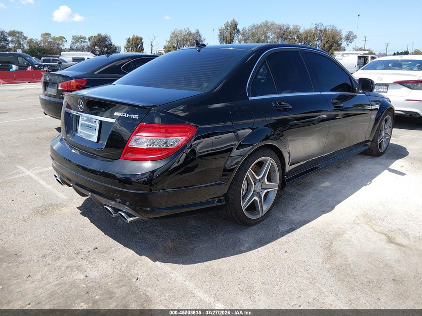 2009 Mercedes-benz C class VIN WDDGF77X89F204294 IAAI salvage auction — NORMAL WEAR, Clear (Tennessee), sold $6,100 on 2026-08-20 (photo 4)