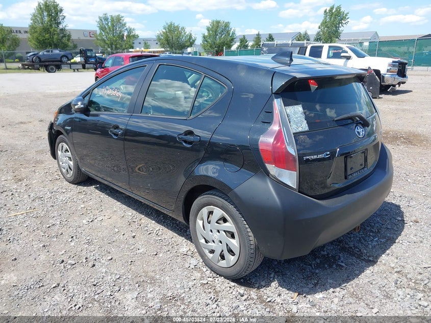 2015 Toyota Prius c VIN JTDKDTB37F1111850 IAAI salvage auction — NORMAL WEAR, Clear (New York), sold $1,850 on 2026-07-28 (photo 3)