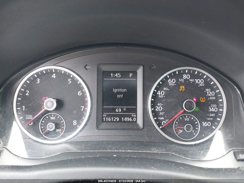 2014 Volkswagen Tiguan VIN WVGBV3AXXEW009327 IAAI salvage auction — FRONT END, Salvage Title, sold $700 on 2026-08-05 (photo 7)