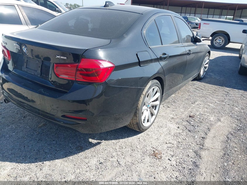 2018 BMW 3 series VIN WBA8E5G59JNV02221 IAAI salvage auction — NORMAL WEAR, Rebuilt -  Public Restricted (Oklahoma), sold $125 on 2026-08-04 (photo 4)