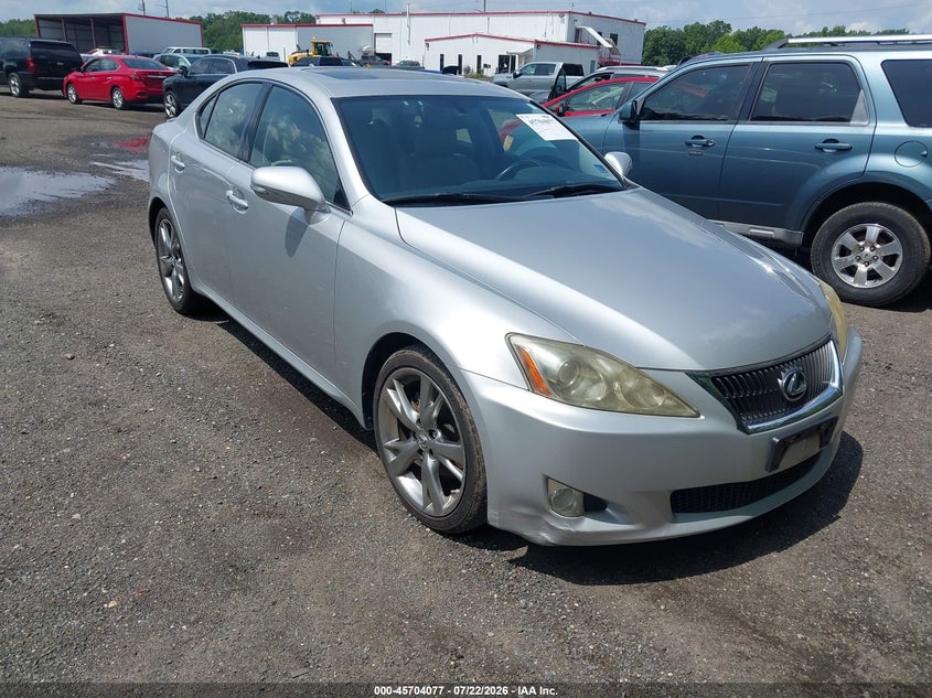 2009 Lexus Is 250 VIN JTHBK262X95089307 IAAI salvage auction — NORMAL WEAR, Clear (Virginia), sold $225 on 2026-07-29 (photo 1)