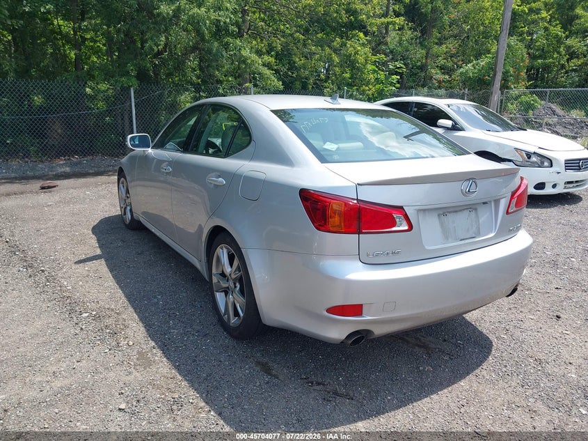 2009 Lexus Is 250 VIN JTHBK262X95089307 IAAI salvage auction — NORMAL WEAR, Clear (Virginia), sold $225 on 2026-07-29 (photo 3)