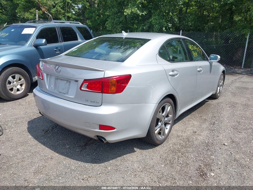 2009 Lexus Is 250 VIN JTHBK262X95089307 IAAI salvage auction — NORMAL WEAR, Clear (Virginia), sold $225 on 2026-07-29 (photo 4)