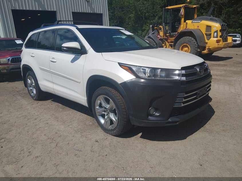 2018 Toyota Highlander VIN 5TDDZRFH3JS894325 IAAI salvage auction — NORMAL WEAR, Original (Vermont), sold $25 on 2026-07-30 (photo 1)