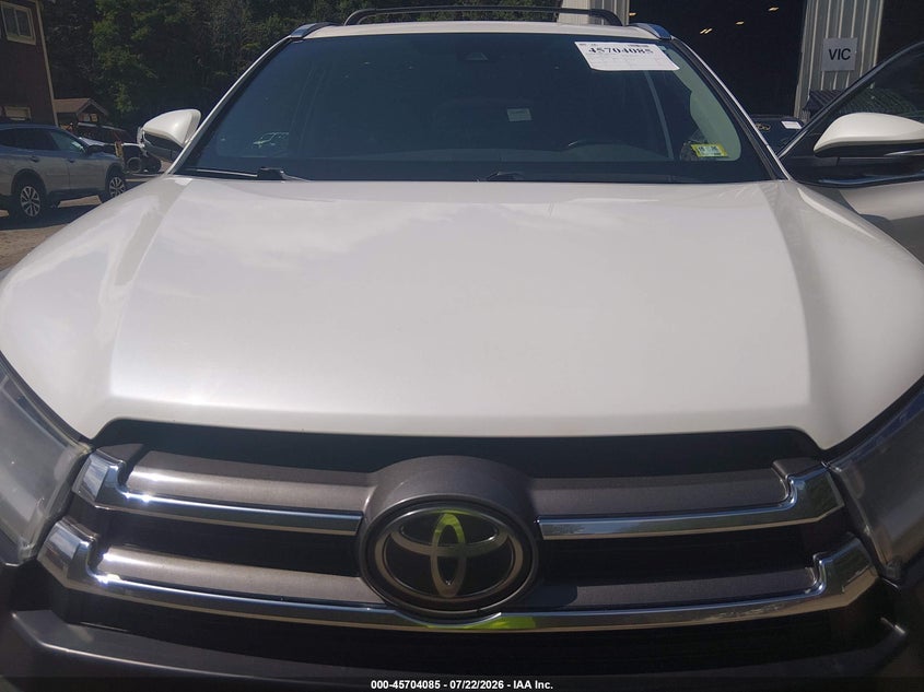 2018 Toyota Highlander VIN 5TDDZRFH3JS894325 IAAI salvage auction — NORMAL WEAR, Original (Vermont), sold $25 on 2026-07-30 (photo 6)