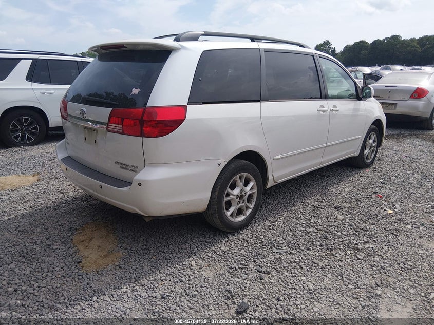 2004 Toyota Sienna VIN 5TDBA22C24S012890 IAAI salvage auction — NORMAL WEAR, Clear (South Carolina), sold $400 on 2026-07-28 (photo 4)