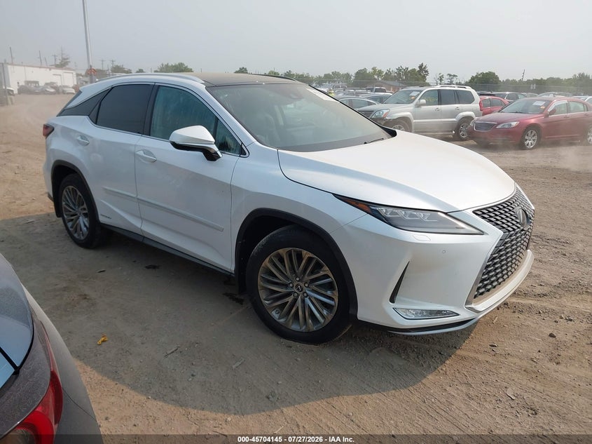 2021 Lexus Rx VIN 2T2JGMDA2MC070875 IAAI salvage auction — WATER/FLOOD, Salvage (Ohio), sold $11,725 on 2026-08-31 (photo 1)