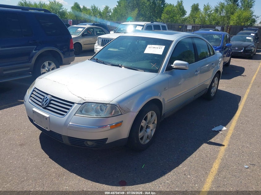 2003 Volkswagen Passat VIN WVWTH63B33P391226 IAAI salvage auction — NORMAL WEAR, Clear (Colorado), sold $350 on 2026-08-04 (photo 2)