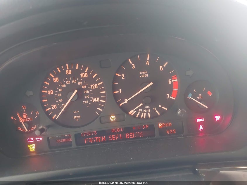 2002 BMW 5 series VIN WBADN63462GN86778 IAAI salvage auction — NORMAL WEAR, Clear (Minnesota), sold $250 on 2026-08-12 (photo 7)